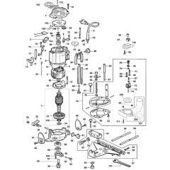 Main Assembly for DeWalt Router