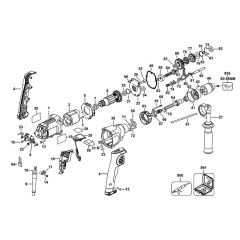 Main Assembly for DeWalt Drill