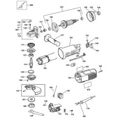 Main Assembly for DeWalt DWE4115