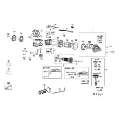 Main Assembly for DeWalt DWE4214