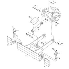 Blade Assembly for BobCat E17Z