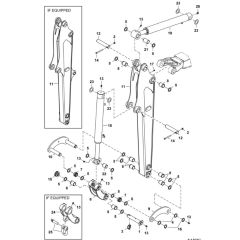 Arm Assembly for BobCat E19