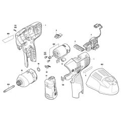 Impact Wrench Assembly for Bosch