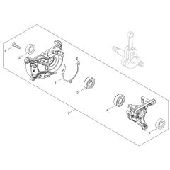 Crankcase for Shindaiwa EB252