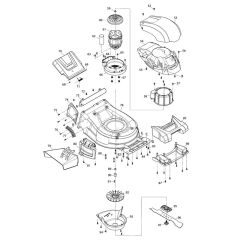 Deck & Motor Assembly for Makita