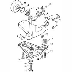 Fan Housing Assembly for Stihl FR85 Backpack Brushcutter