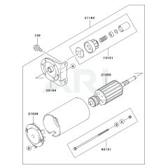 Starter for Kawasaki FH721D