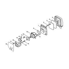 Stihl FS108 Air Filter Assembly