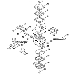 Stihl FS108 Carburetor Sk5 C1Q-Sk5 Assembly