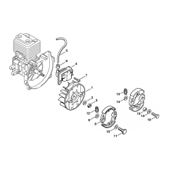 Stihl FS108 Ignition System Clutch Assembly