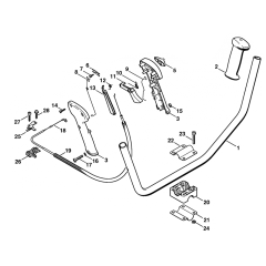 Stihl FS120 FS200 FS250 Bike Handle 09.2003