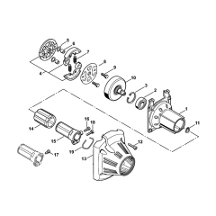 Stihl FS120 FS200 FS250 Clutch Housing Assembly