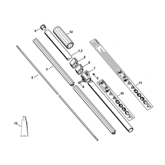 Stihl FS131 FS131r Drive Tube Assembly