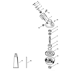 Stihl FS131 FS131r Gear Head Assembly