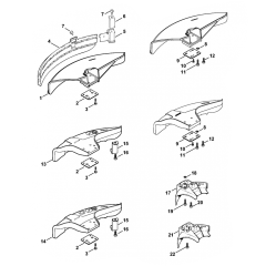 Stihl FS160 FS180 Deflector Assembly