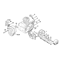 Stihl FS160 FS180 Ignition System Clutch