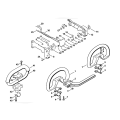 Stihl FS160 FS180 Loop Handle Assembly