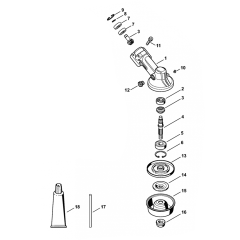 Stihl FS240 FS260 Gear Head Assembly