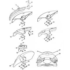 Deflector Assembly for Stihl FS310 Clearing Saw