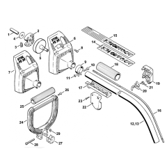 Stihl FS36 Clutch Drive Tube Assembly