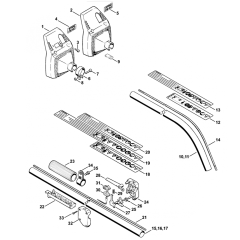 Stihl FS40 FS44 Drive Tube Assembly
