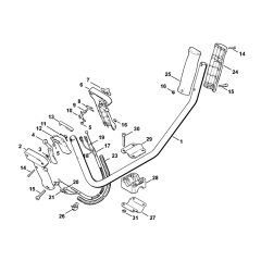 Stihl FS44 Two Handled Handlebar FS 44 F D Sea