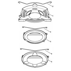 Transport guard Assembly for Stihl FS460C FS460RC Clearing Saw