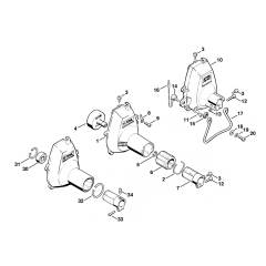 Stihl FS48 FS52 FS56 Fan Housing Assembly