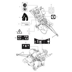Husqvarna FS600 E Decals