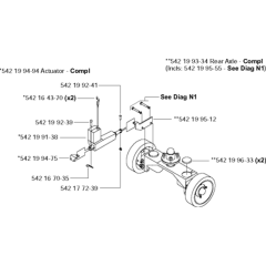 Rear Axle E-Track for FS6600 D