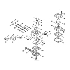 Stihl FS72 FS74 FS76 Carburetor WT-329 Assembly