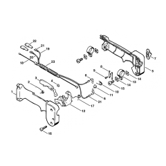 Stihl FS72 FS74 FS76 Handle Assembly