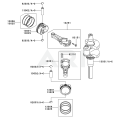 Piston/Crankshaft for FS730V