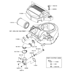 Air Filter/Muffler Kawasaki FT691V