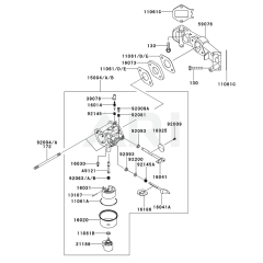 Carburettor for Kawasaki FX481V