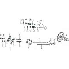 Camshaft Assembly for Loncin G240F
