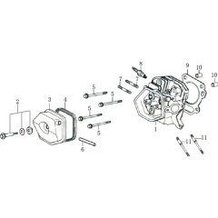 Cylinder Head Assembly for Loncin
