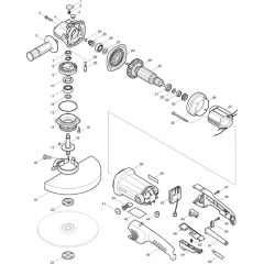 Makita GA9010C Main Assembly