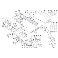 Bosch GCM 8 SDE Saw Assembly