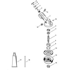 Gear head Assembly for Stihl FSA130 FSA130R Cordless Trimmer