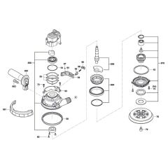 Bosch GET 55-125 Sander Assembly