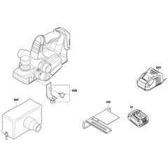 Planer Assembly for Bosch