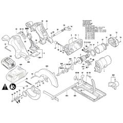 Circular Saw Assembly for Bosch