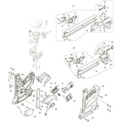 Main Assembly Part 2 for Makita GN420CSE