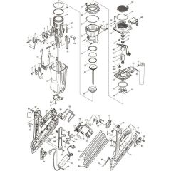 Makita GN900SE Main Assembly