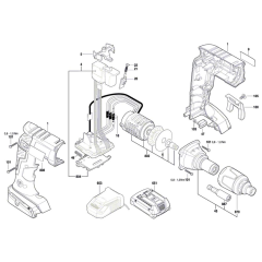 Cordless Screw Driver Assembly