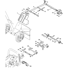 Guide Wheel Kit Assembly for Stihl TS510 TS760 Disc Cutter