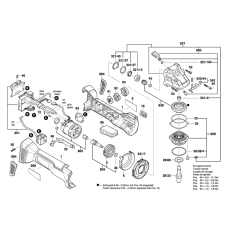 Main Assembly for Bosch GWS 18V-125 C
