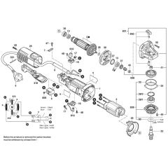 Main Assembly for Bosch GWS 9-115P