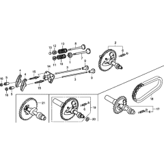 Camshaft Assembly for Honda GX200T2 Engines